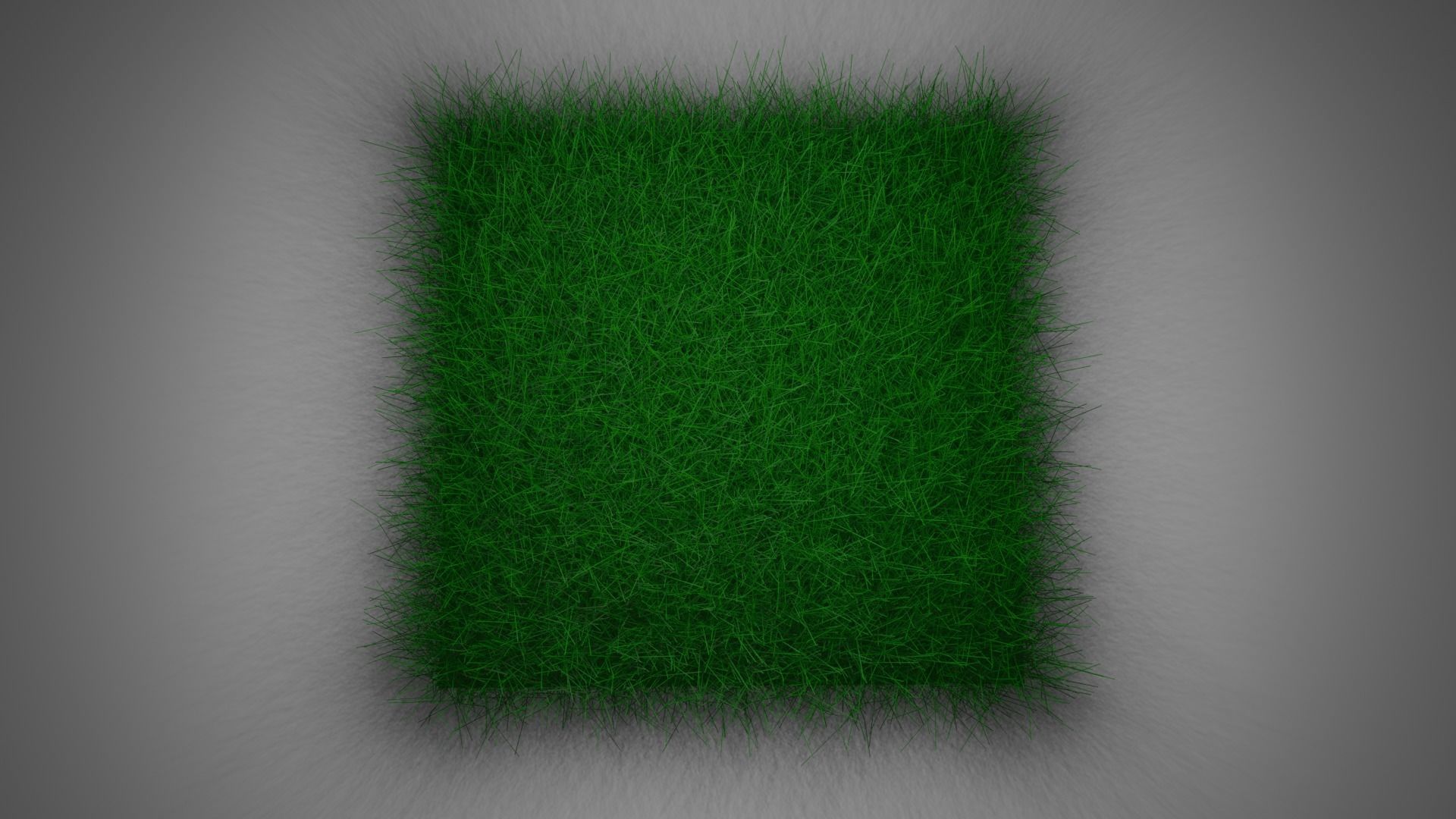 grass plain Free low-poly 3D model_1