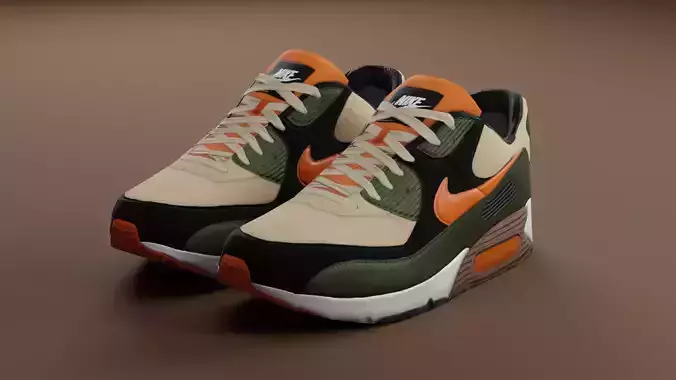 Airmax - Nike Shoes 06 - Very Low Poly