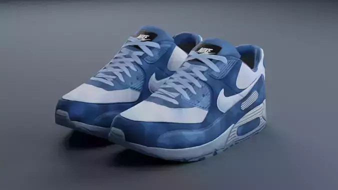 Airmax - Nike Shoes 08 - Very Low Poly Low-poly 3D model