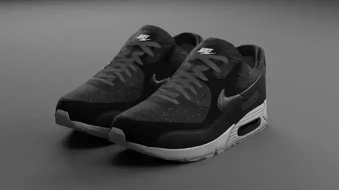 Airmax - Nike Shoes 09 - Very Low Poly Low-poly 3D model