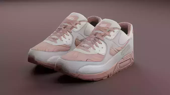 Airmax - Nike Shoes 10 - Very Low Poly Low-poly 3D model