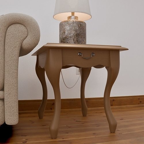 Living Room End Table Low-poly 3D model