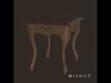 Living Room End Table Low-poly 3D model_1