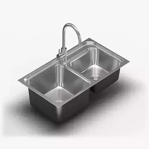 Kitchen Sink and Faucet V1