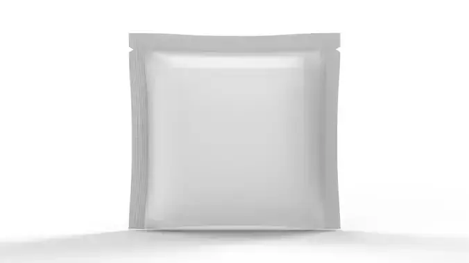 Sachet 120x120mm - 3 Seals packaging mockup