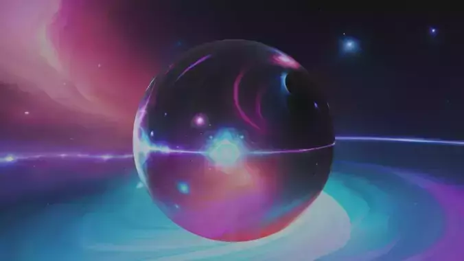 Panoramic Sky SET - Celestial Odyssey 02 - 3D mesh and Sphere Low-poly 3D model