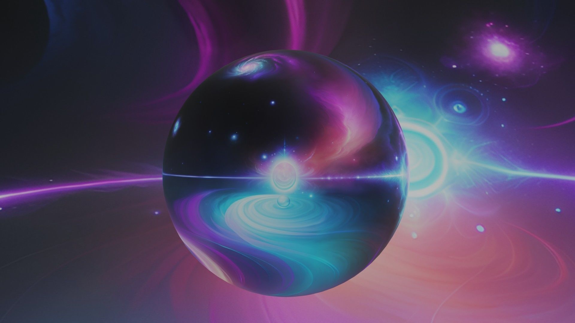 Panoramic Sky SET - Celestial Odyssey 02 - 3D mesh and Sphere Low-poly 3D model_1