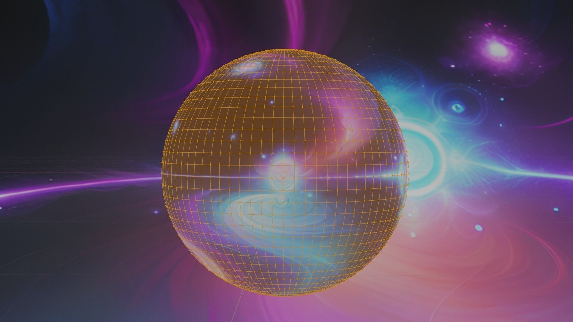 Panoramic Sky SET - Celestial Odyssey 02 - 3D mesh and Sphere Low-poly 3D model_9