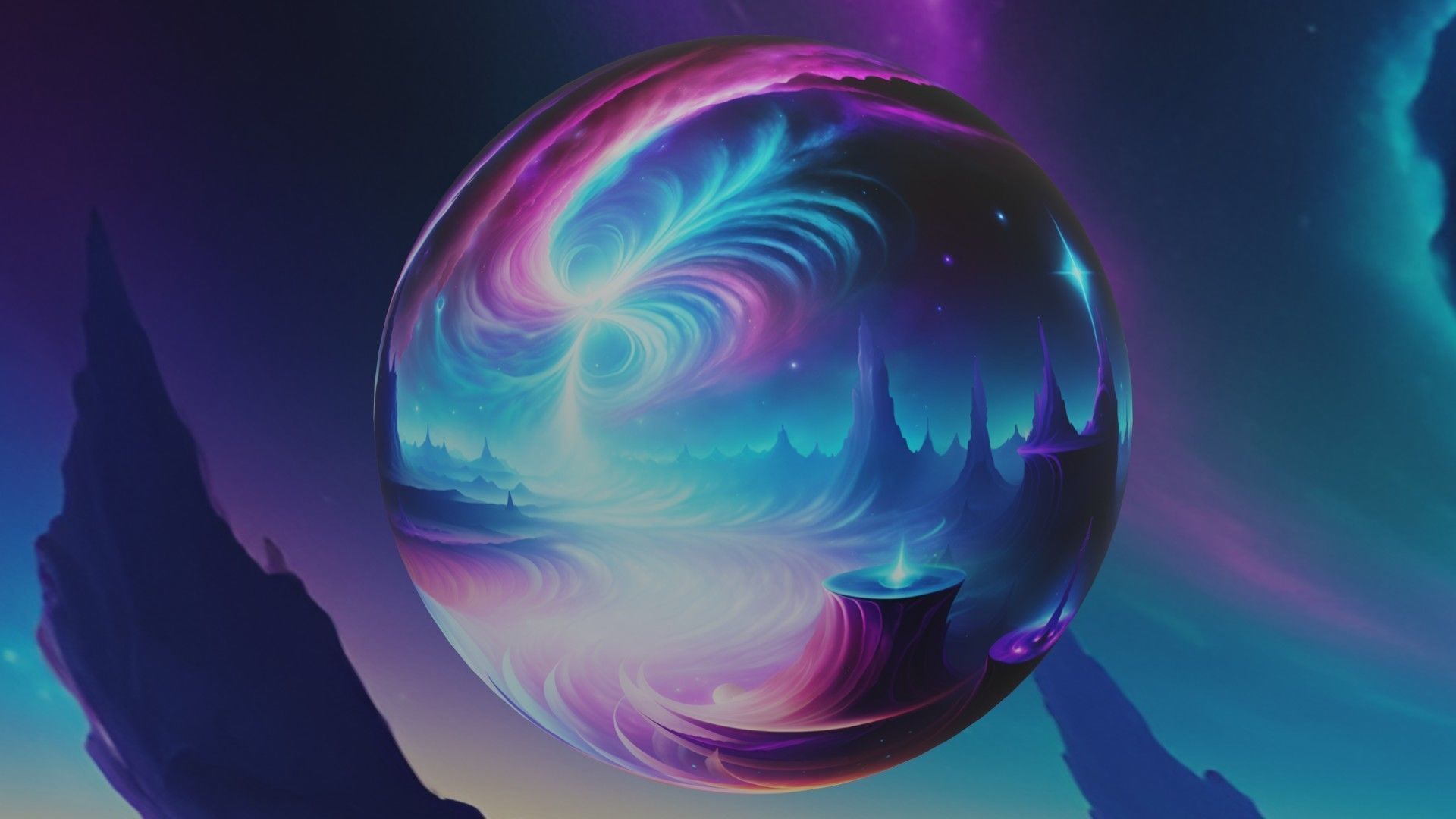 Panoramic Sky SET - Celestial Odyssey 03 - 3D mesh and Sphere Low-poly 3D model_2