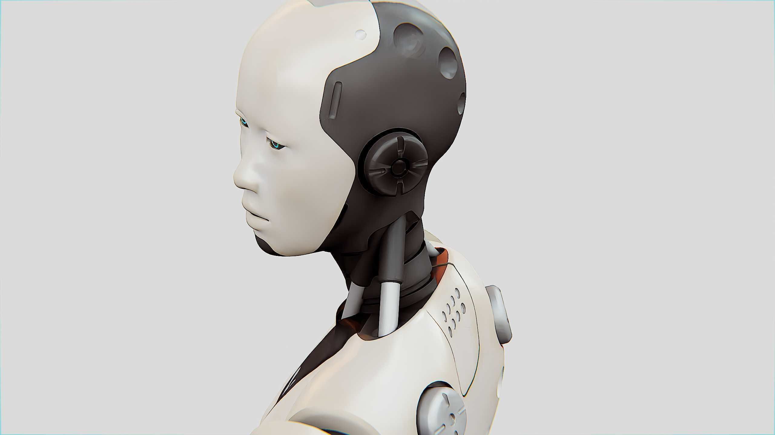 HUMANOID M-3200 Rigged for Unreal Engine - Unity - MIXAMO  3D model_27