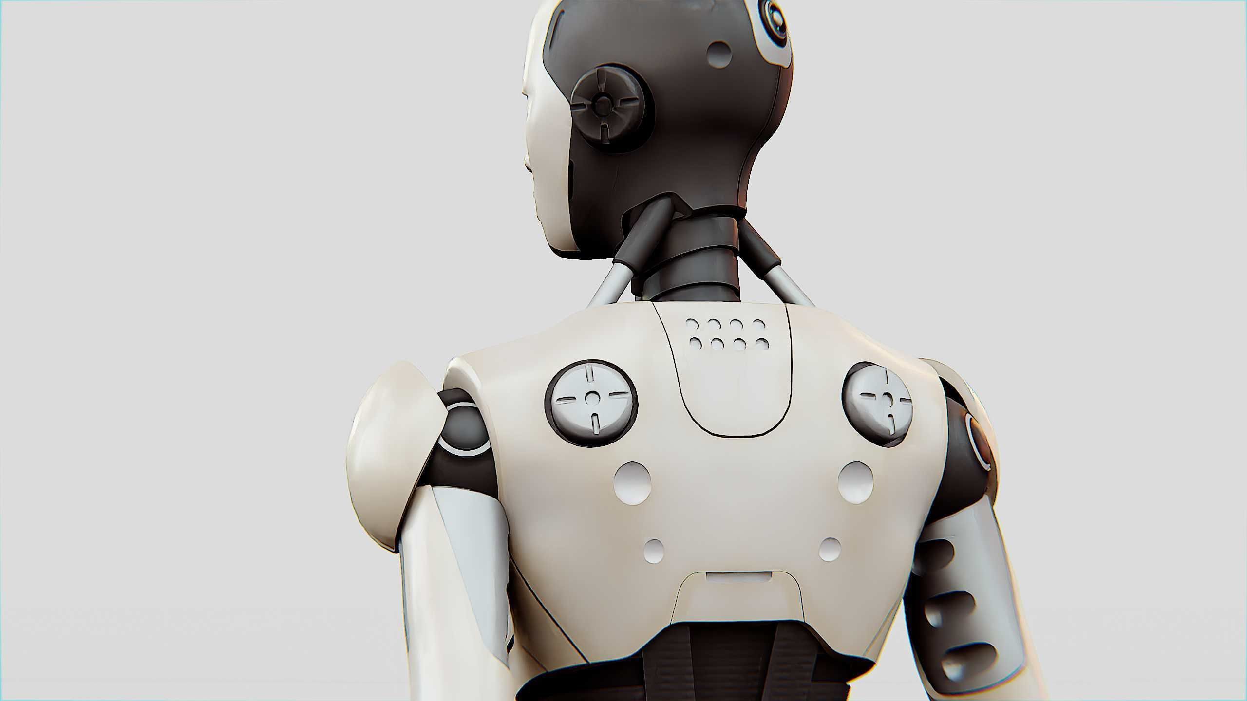 HUMANOID M-3200 Rigged for Unreal Engine - Unity - MIXAMO  3D model_19