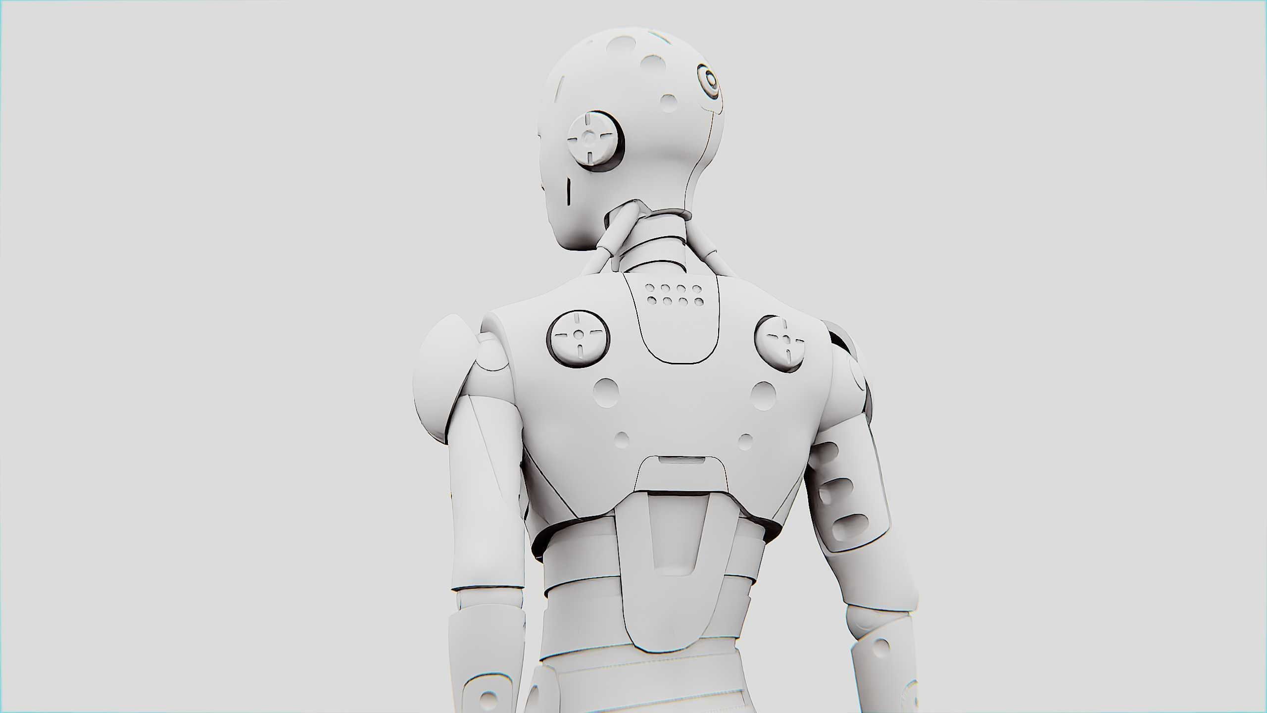 HUMANOID M-3200 Rigged for Unreal Engine - Unity - MIXAMO  3D model_32