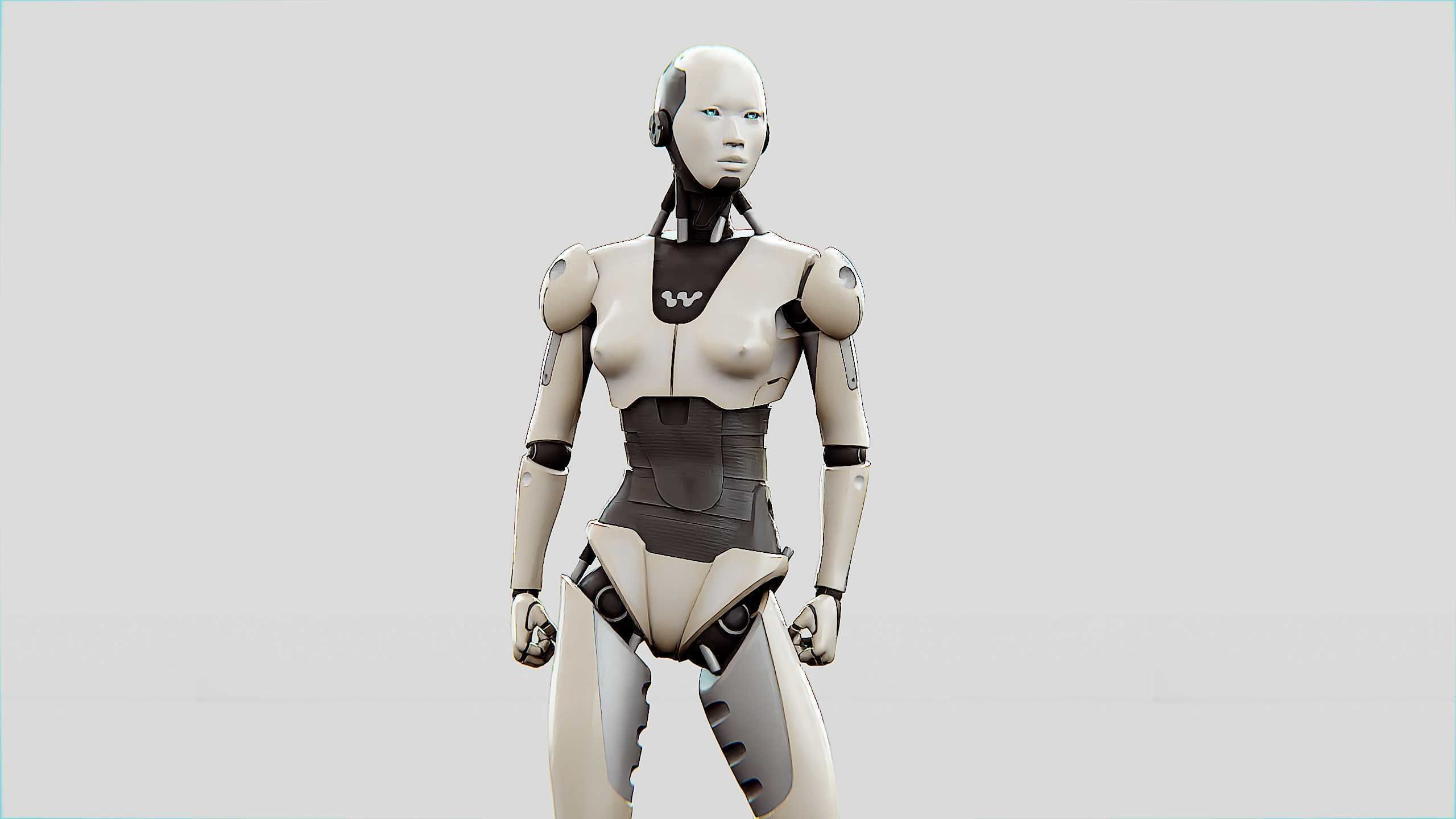 HUMANOID M-3200 Rigged for Unreal Engine - Unity - MIXAMO  3D model_13