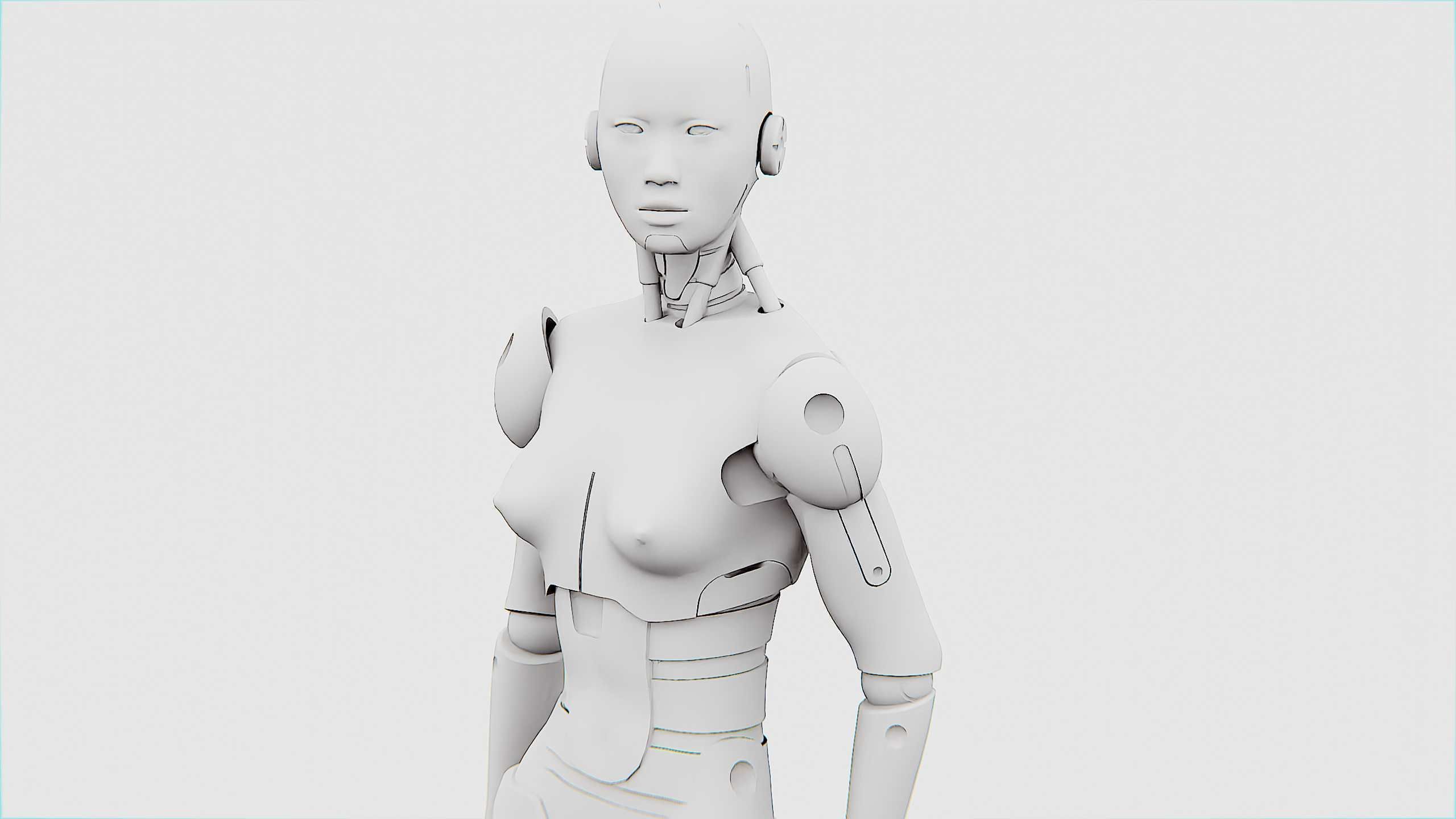 HUMANOID M-3200 Rigged for Unreal Engine - Unity - MIXAMO  3D model_31