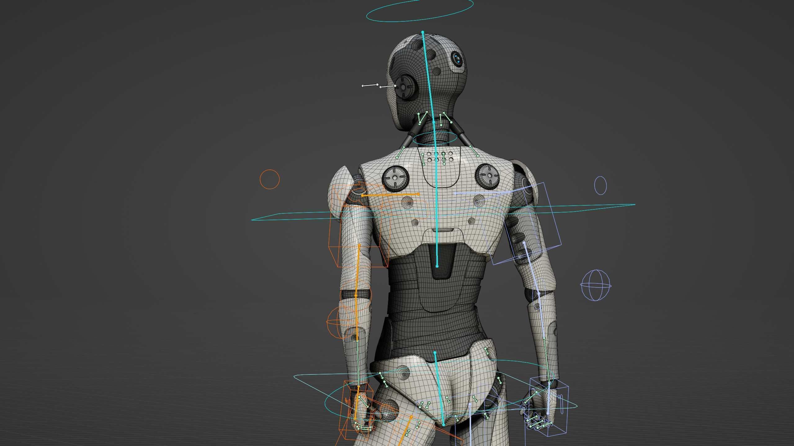 HUMANOID M-3200 Rigged for Unreal Engine - Unity - MIXAMO  3D model_38