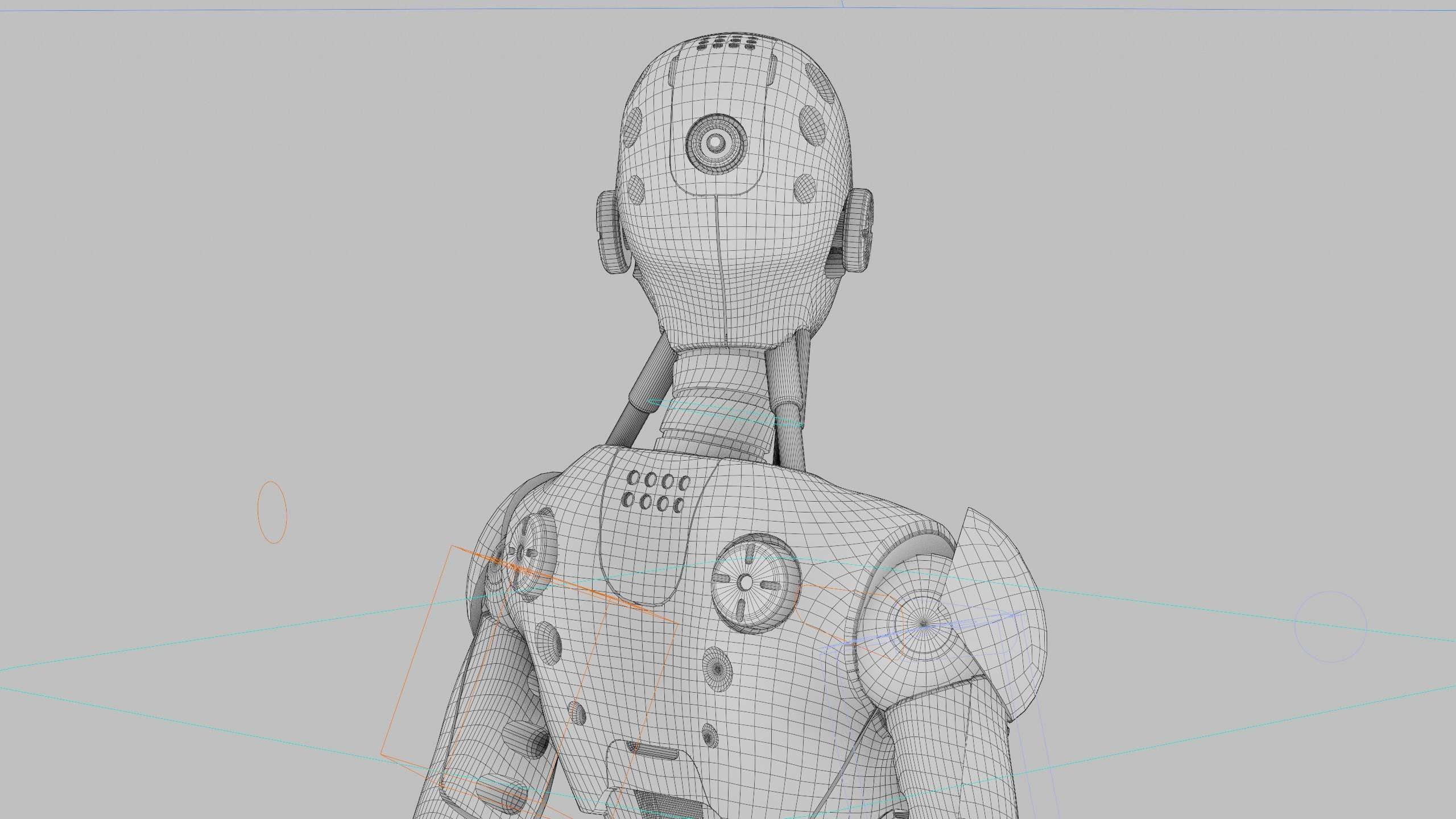 HUMANOID M-3200 Rigged for Unreal Engine - Unity - MIXAMO  3D model_41