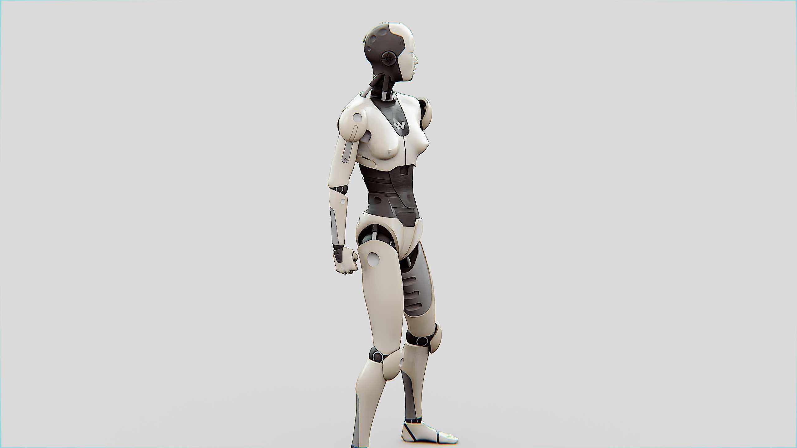 HUMANOID M-3200 Rigged for Unreal Engine - Unity - MIXAMO  3D model_11