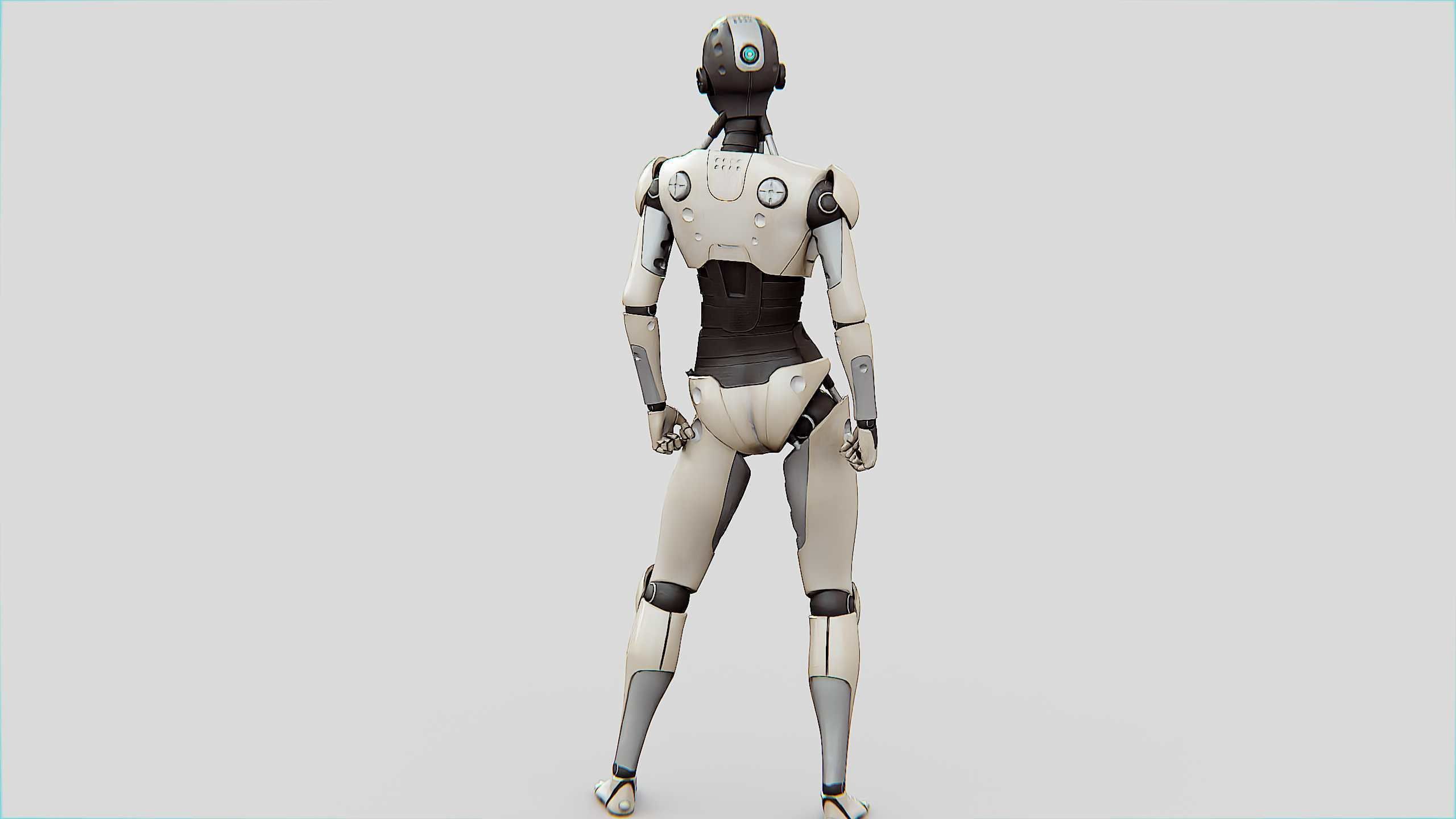 HUMANOID M-3200 Rigged for Unreal Engine - Unity - MIXAMO  3D model_8