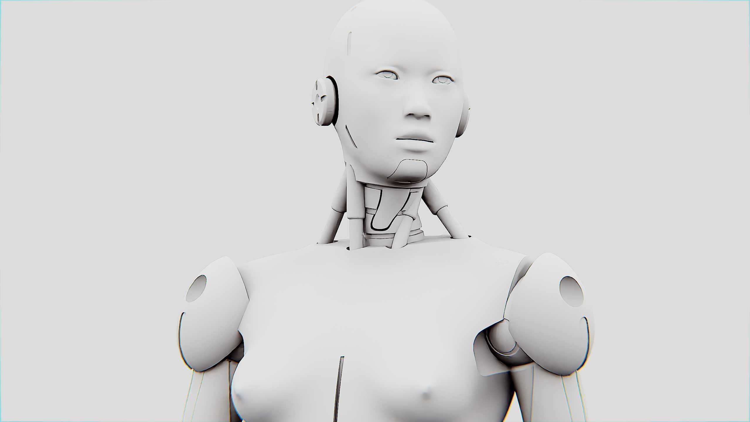 HUMANOID M-3200 Rigged for Unreal Engine - Unity - MIXAMO  3D model_33