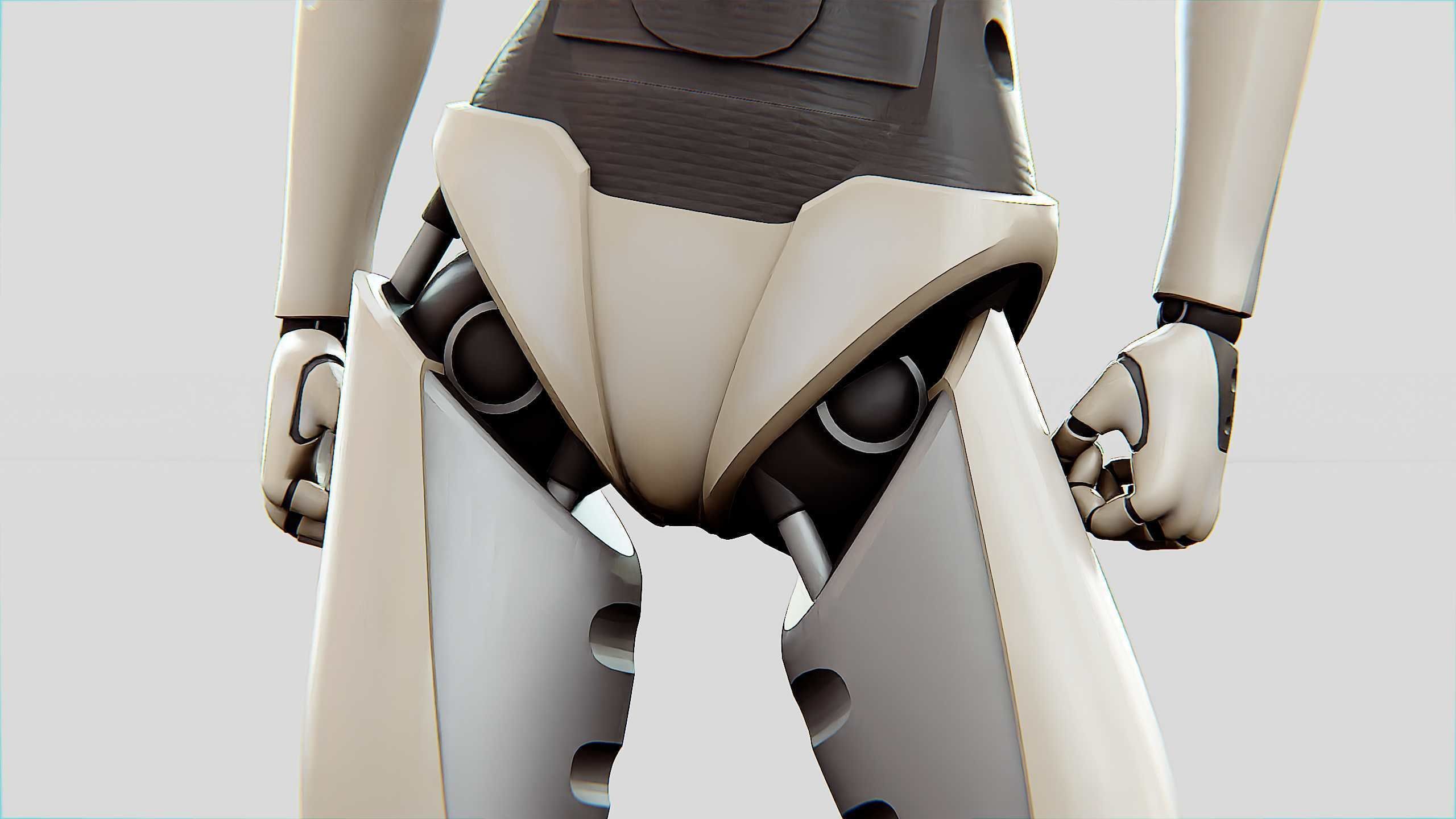 HUMANOID M-3200 Rigged for Unreal Engine - Unity - MIXAMO  3D model_25