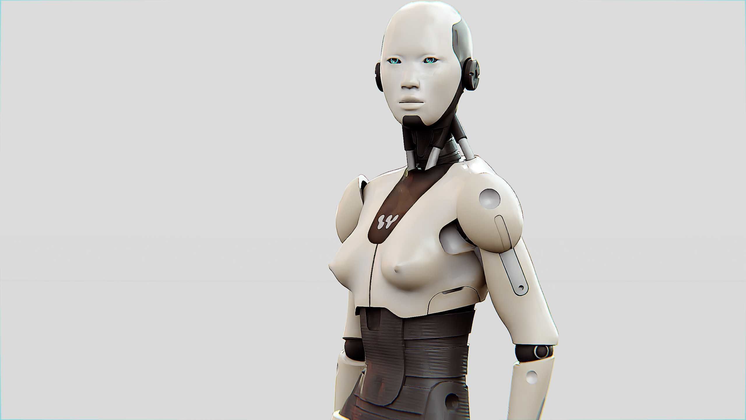 HUMANOID M-3200 Rigged for Unreal Engine - Unity - MIXAMO  3D model_14