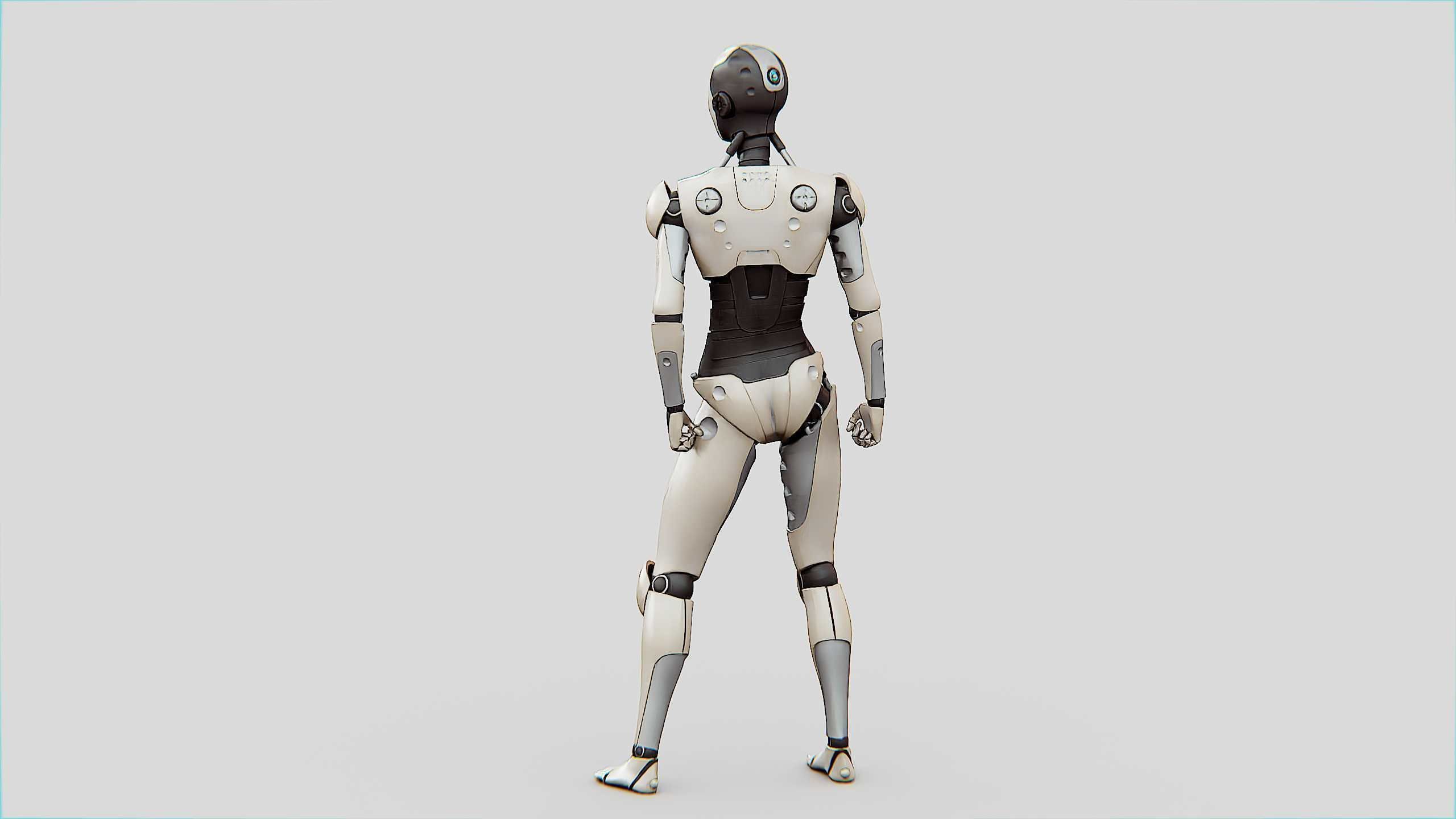 HUMANOID M-3200 Rigged for Unreal Engine - Unity - MIXAMO  3D model_7