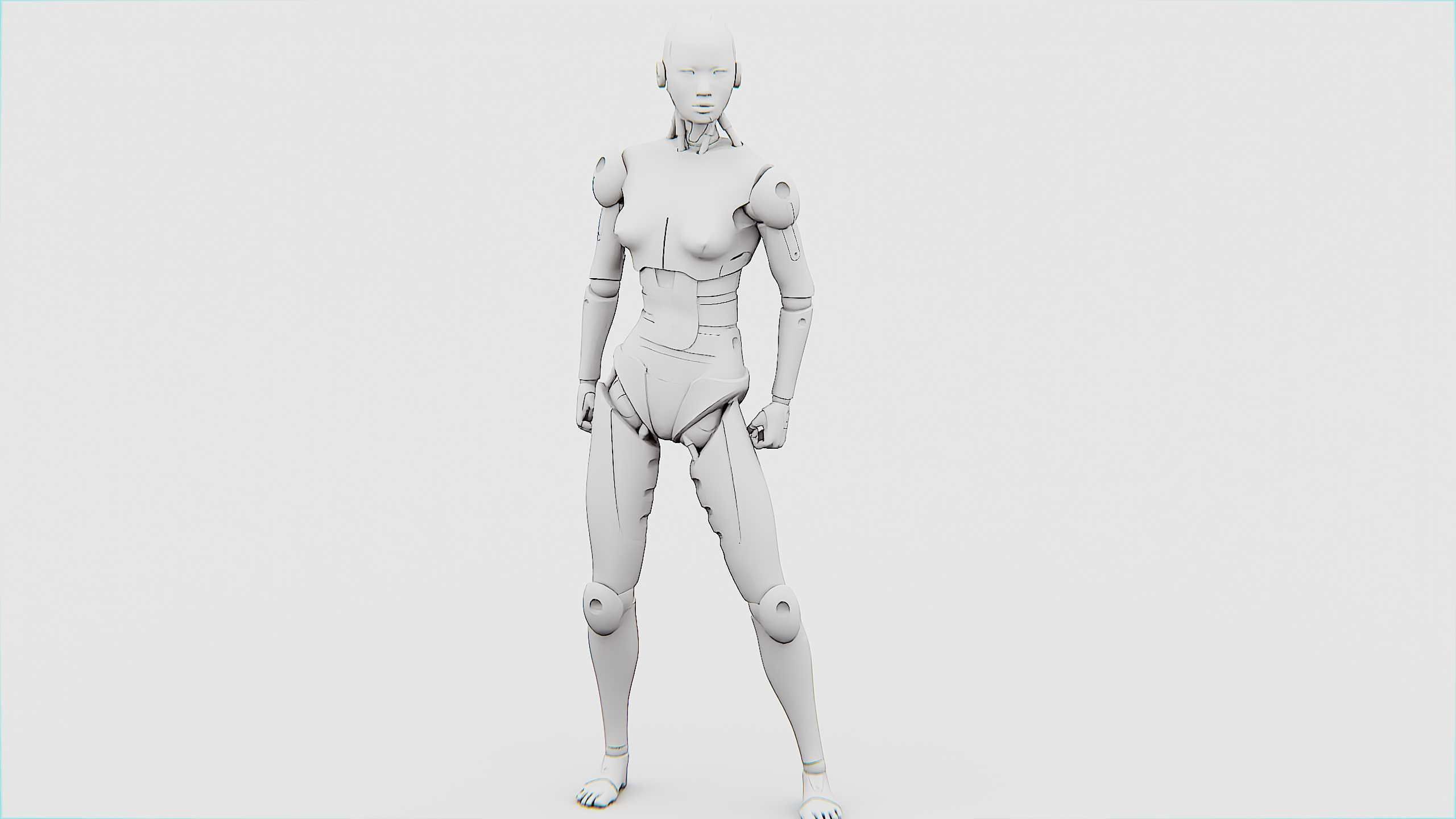 HUMANOID M-3200 Rigged for Unreal Engine - Unity - MIXAMO  3D model_36