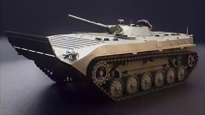 BMP 1 - Russian Armored Infantry Vehicle Low-poly 3D model