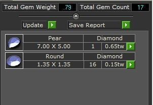 Pear engagement diamond ring 3D print model_4