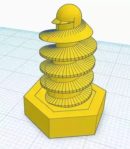 long hex base technic pin cardboard screw