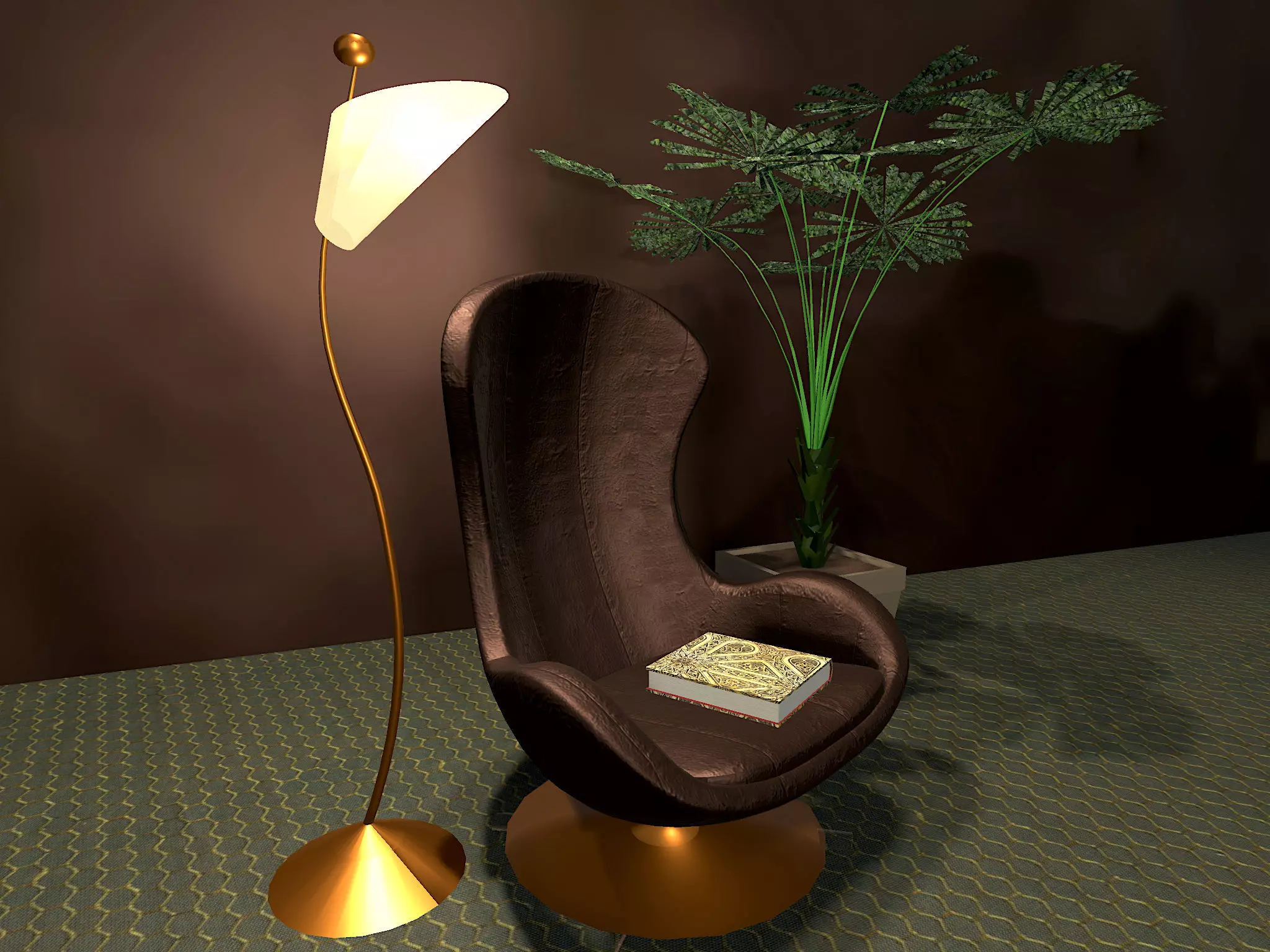 fauteuil Free 3D model_0