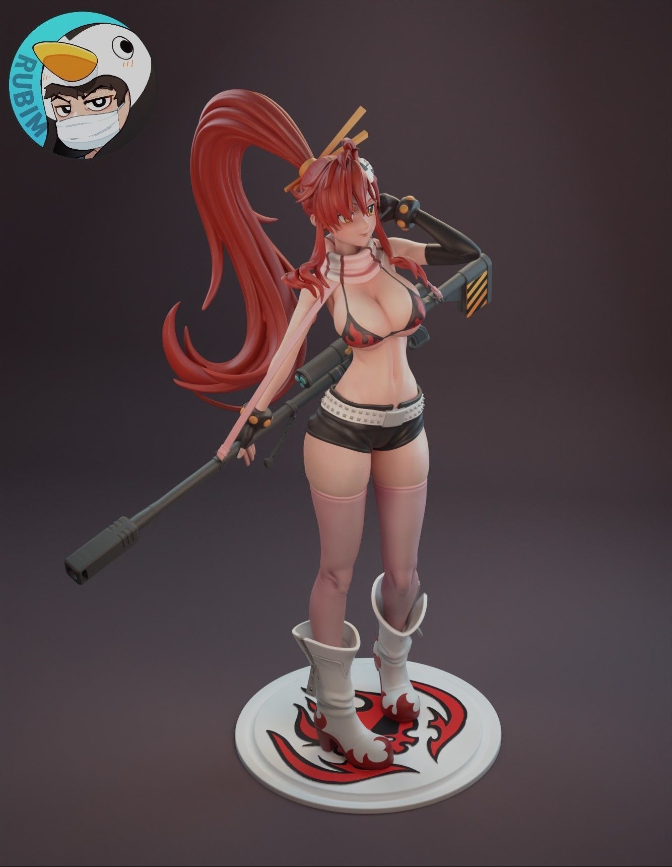 Tengen Toppa Gurren Lagann Yoko Litter 3D print model_1