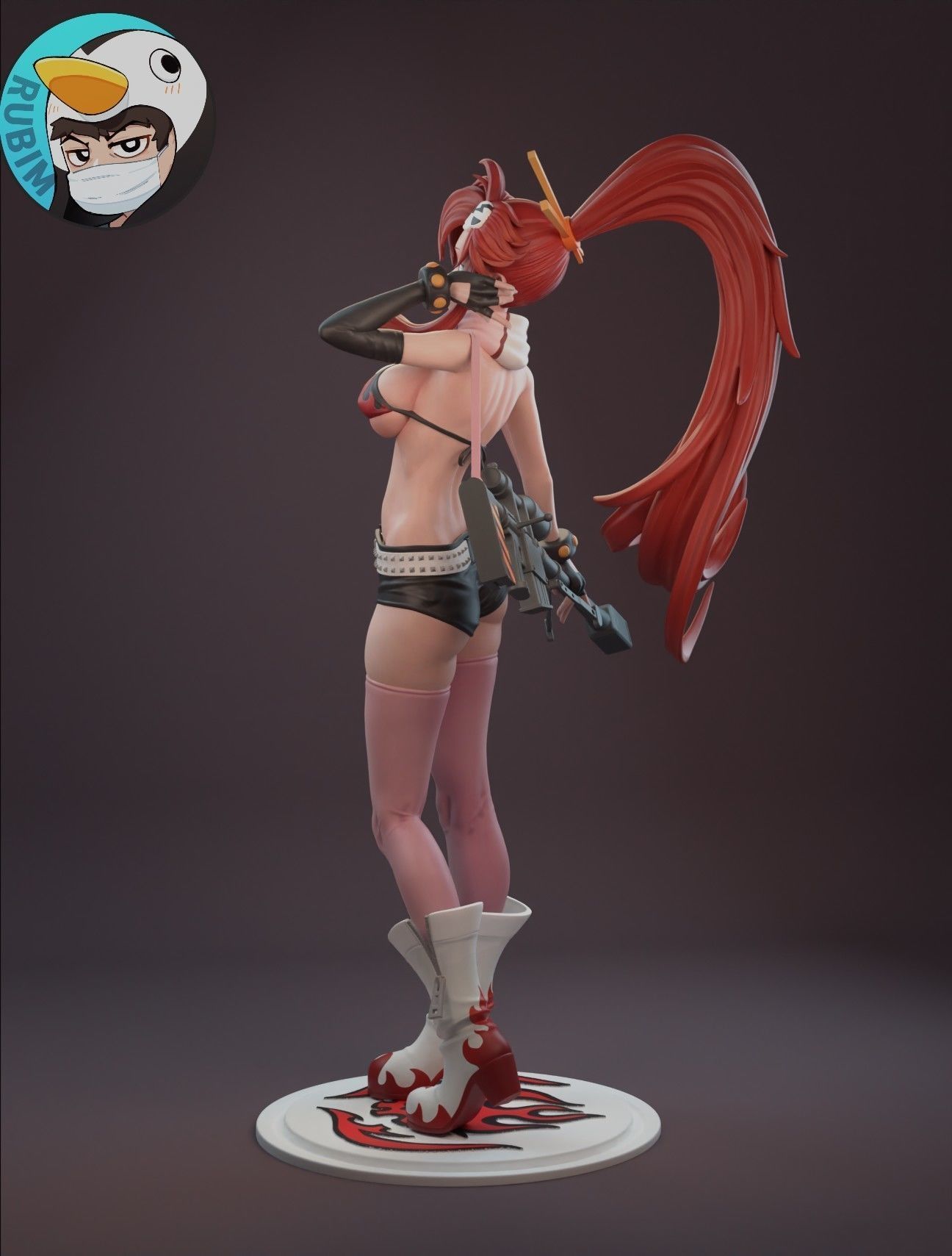 Tengen Toppa Gurren Lagann Yoko Litter 3D print model_5