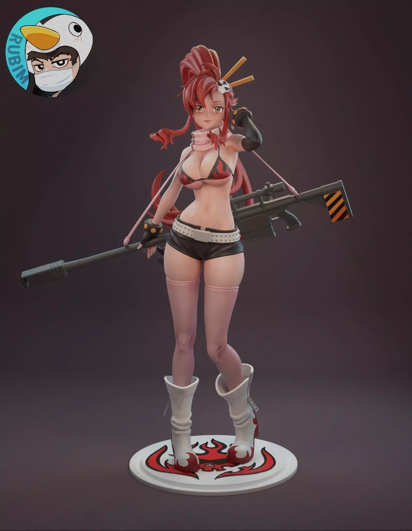 Tengen Toppa Gurren Lagann Yoko Litter 3D print model_0