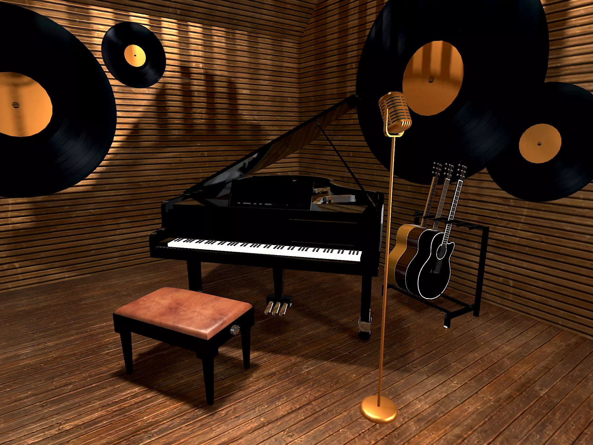 studio Free 3D model_0