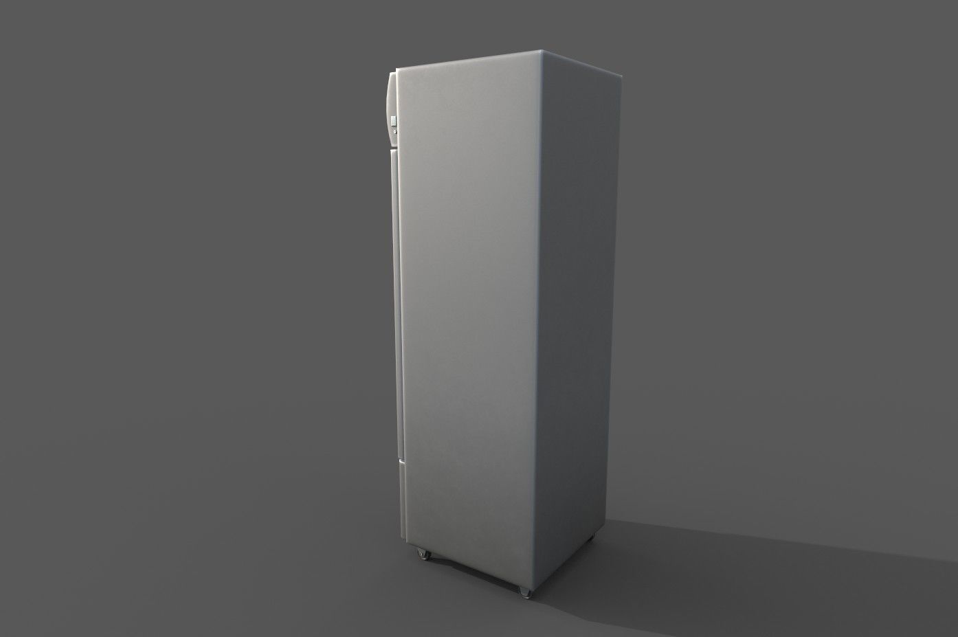 Fridge 3D model low poly optimized Low-poly 3D model_4
