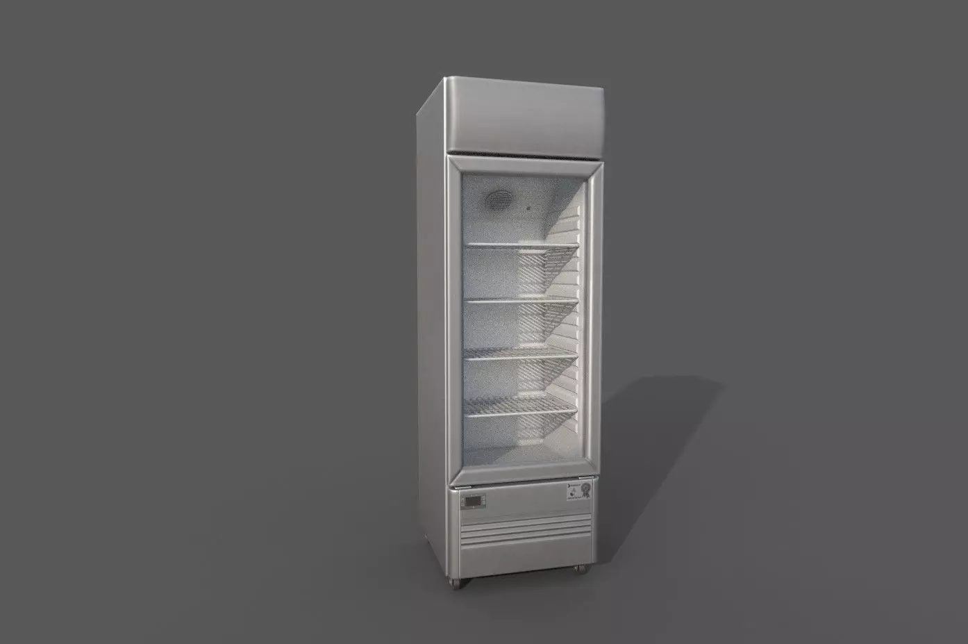 Fridge 3D model low poly optimized Low-poly 3D model_0