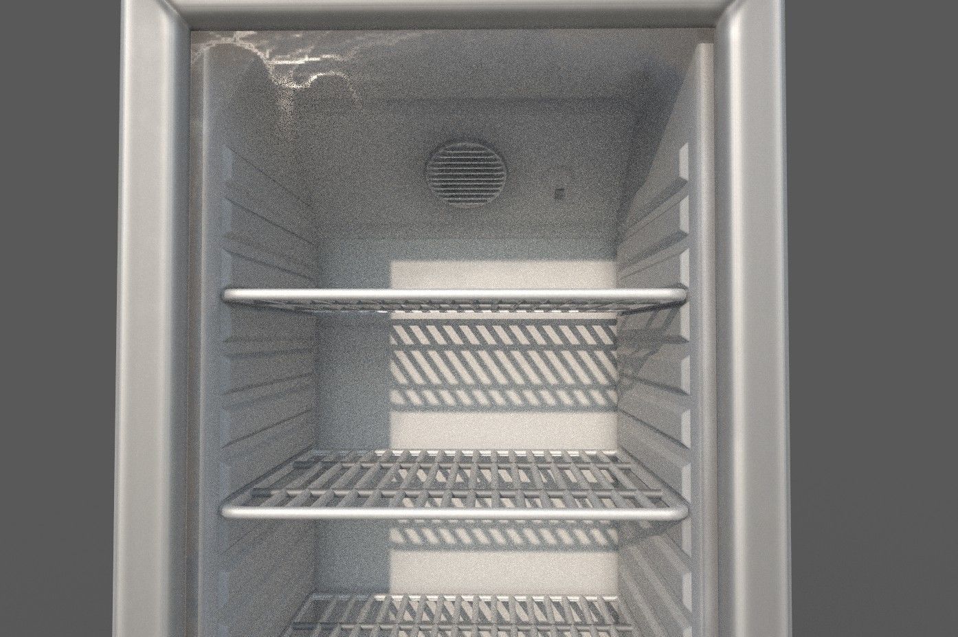 Fridge 3D model low poly optimized Low-poly 3D model_7