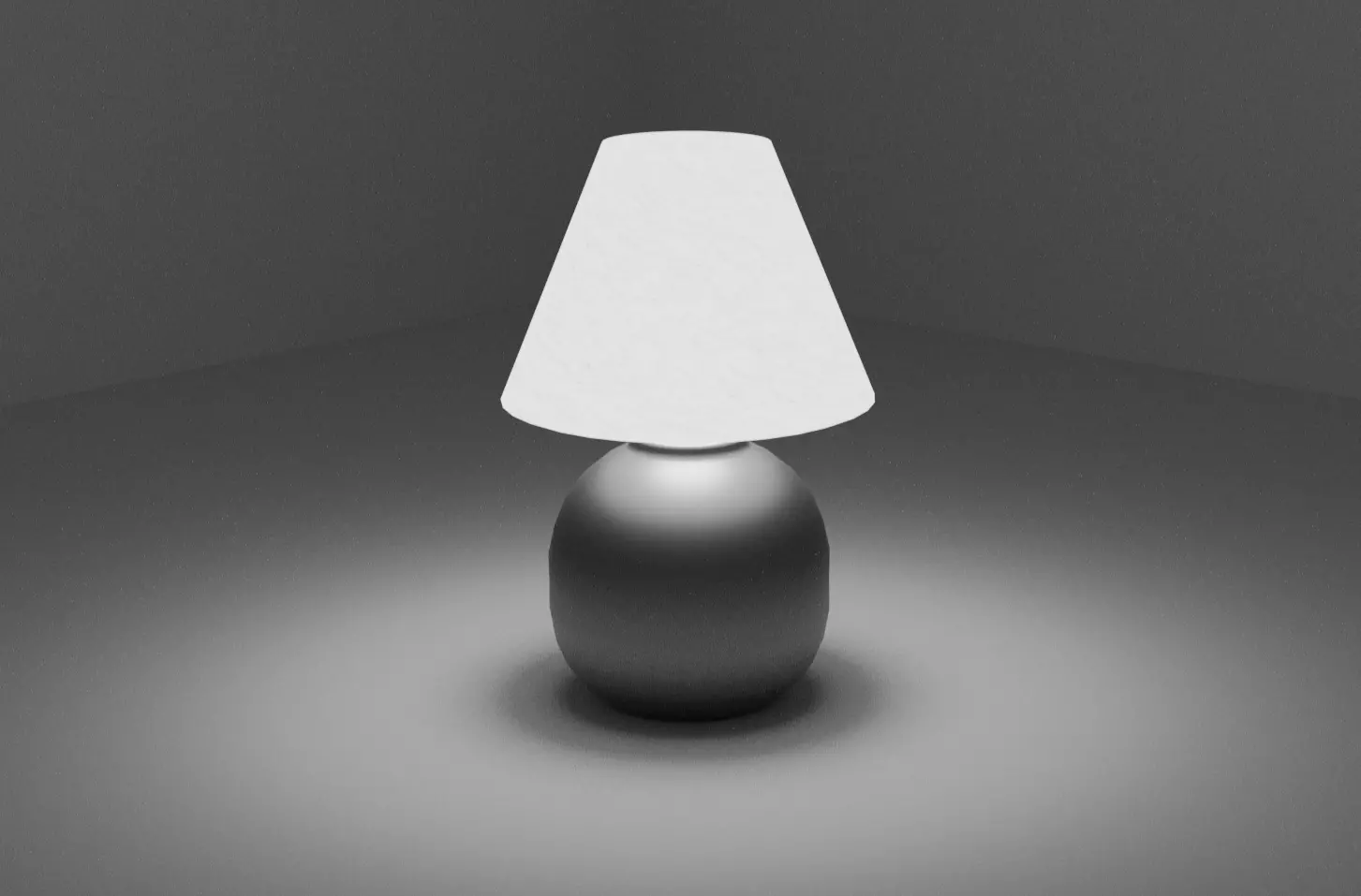 living room lamp with blender 3D model_0
