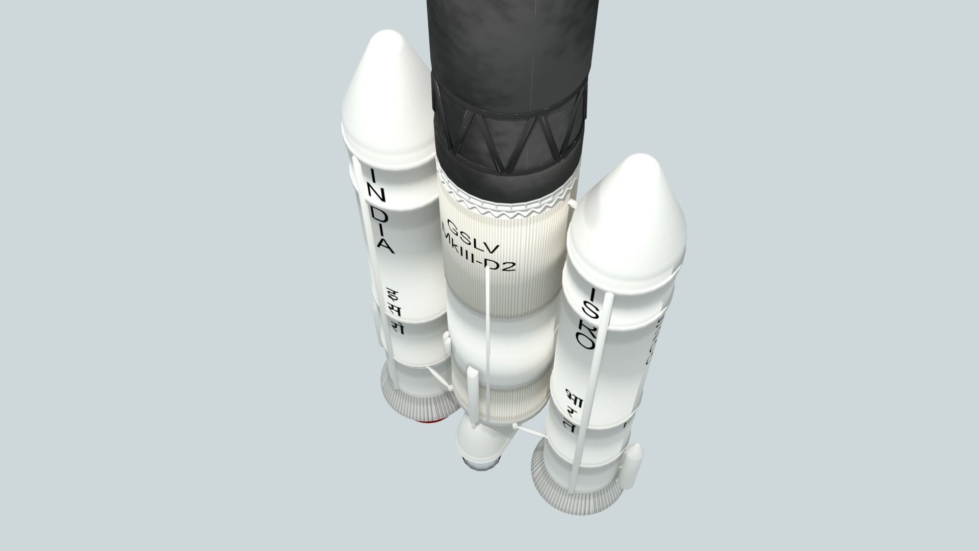 LVM-3 Mk3 ISRO Space Rocket 3D model_9