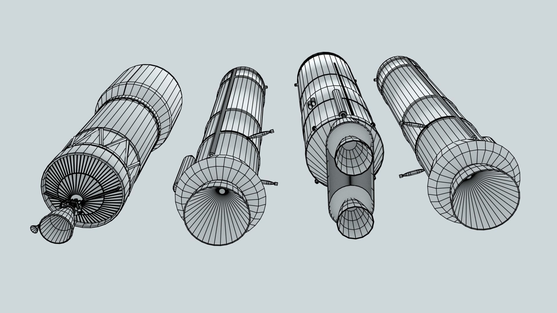 LVM-3 Mk3 ISRO Space Rocket 3D model_28