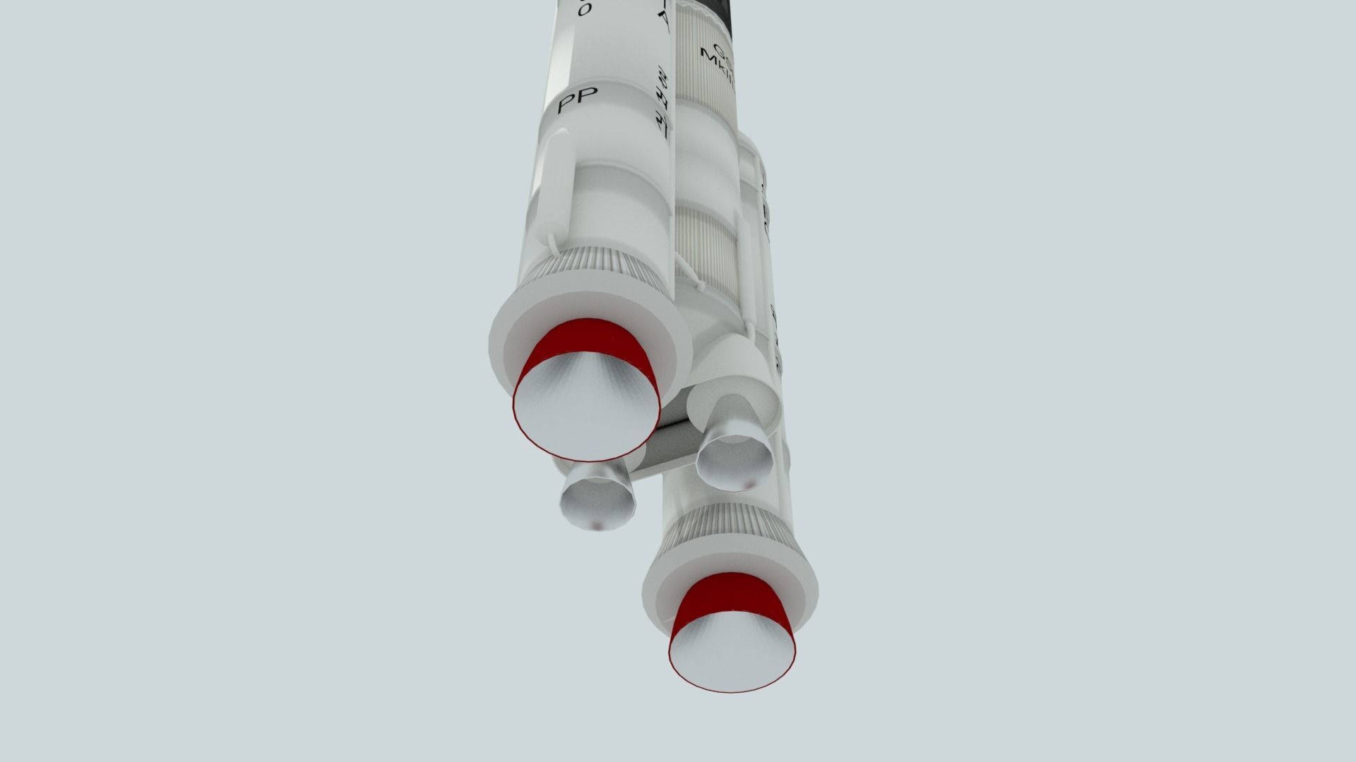 LVM-3 Mk3 ISRO Space Rocket 3D model_3