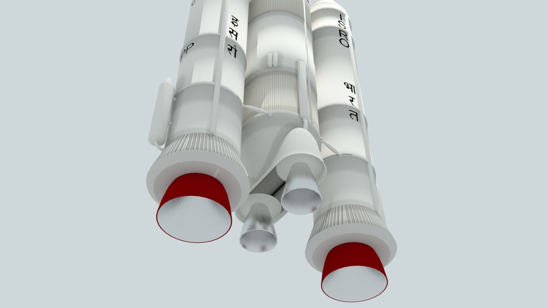 LVM-3 Mk3 ISRO Space Rocket 3D model_4