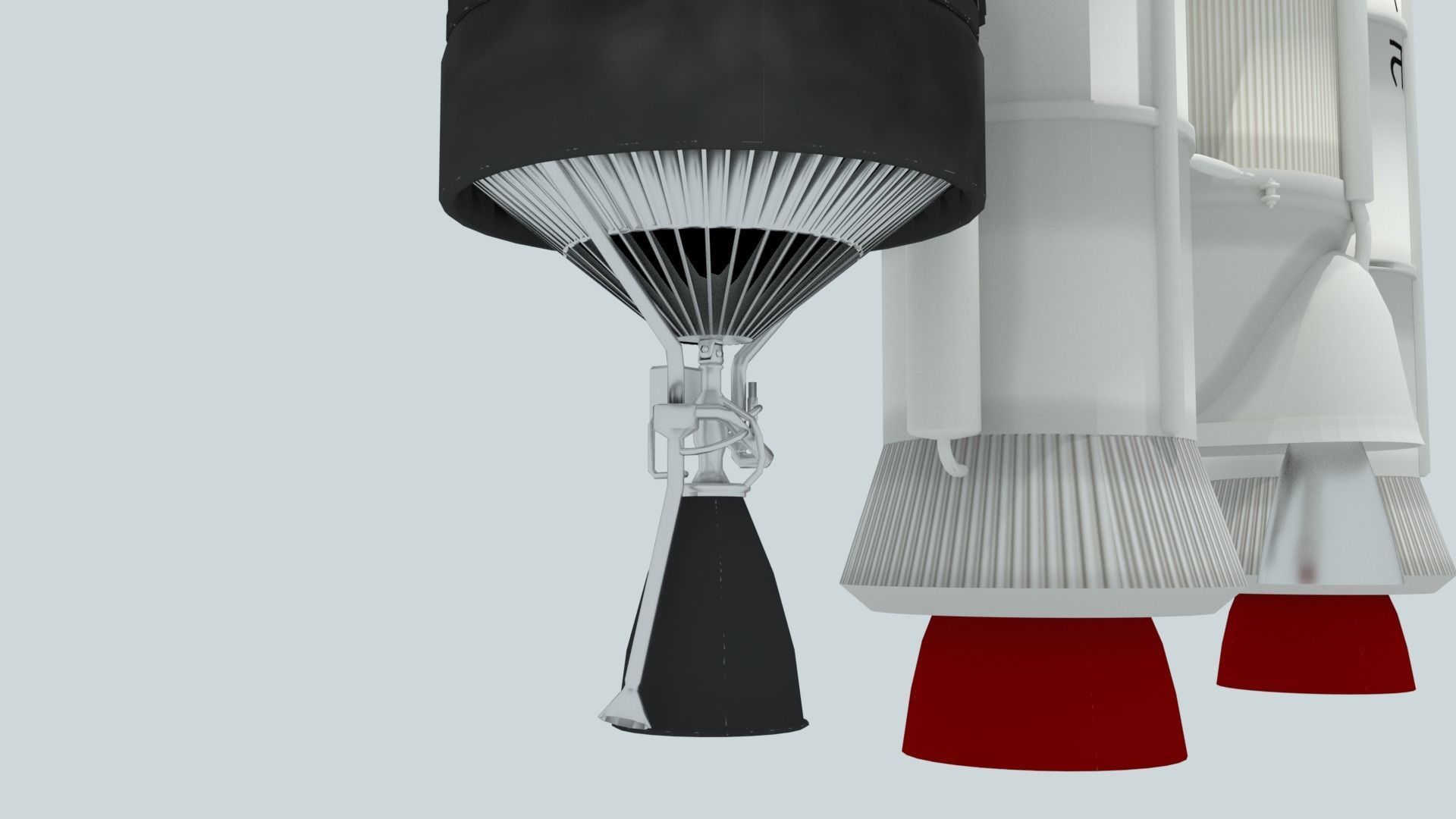 LVM-3 Mk3 ISRO Space Rocket 3D model_20