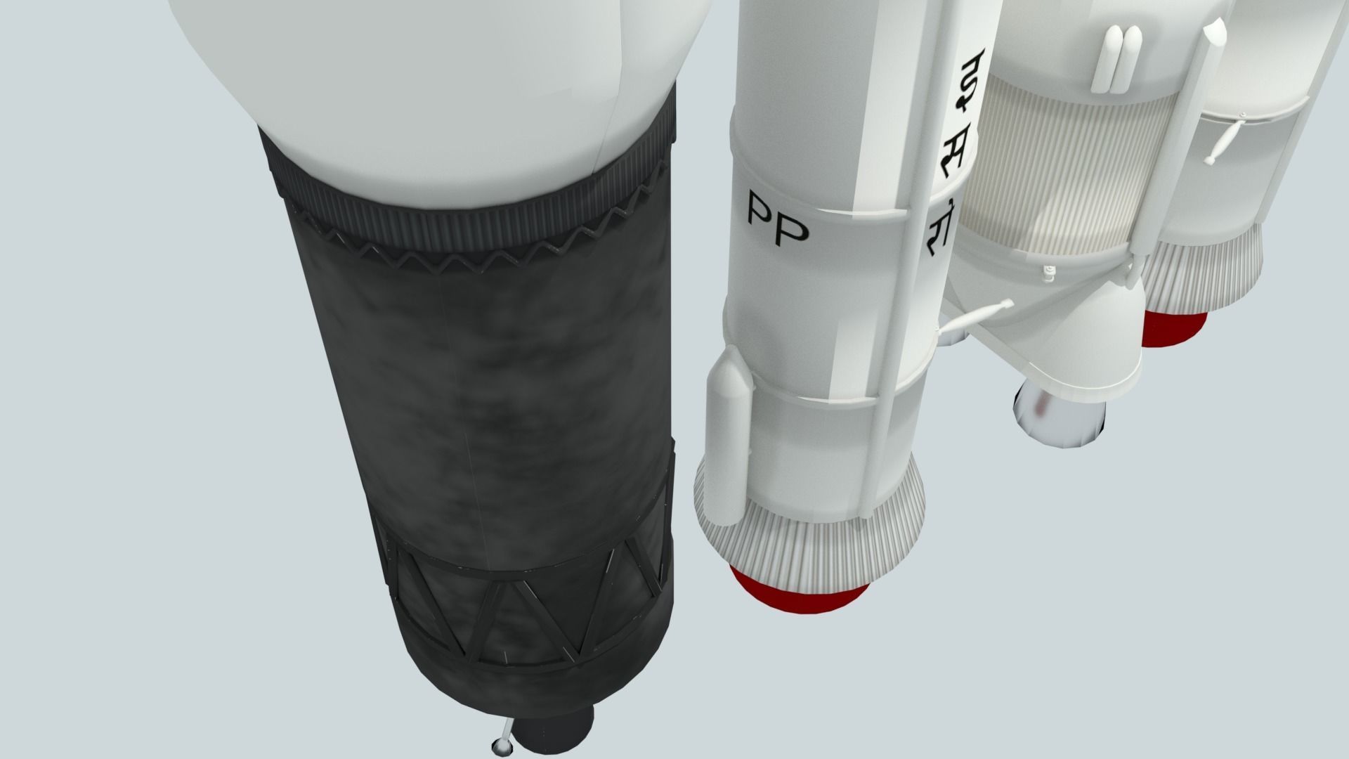 LVM-3 Mk3 ISRO Space Rocket 3D model_23