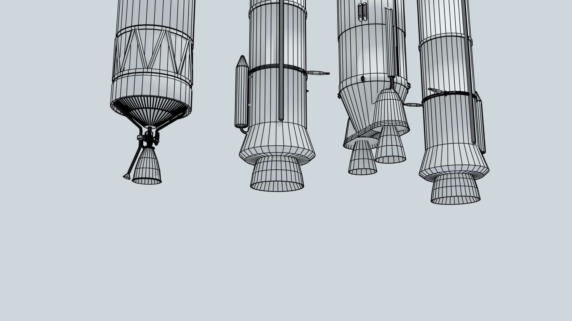 LVM-3 Mk3 ISRO Space Rocket 3D model_25