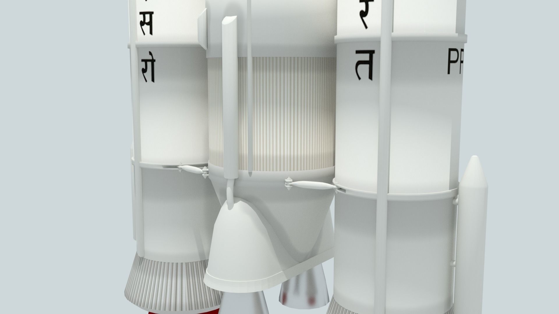 LVM-3 Mk3 ISRO Space Rocket 3D model_5