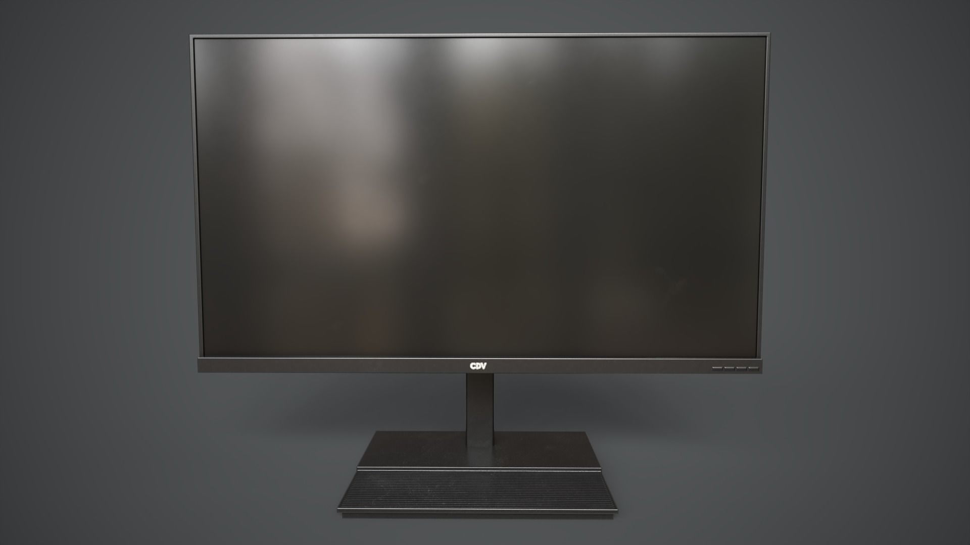 Modern Computer Low-poly 3D model_12