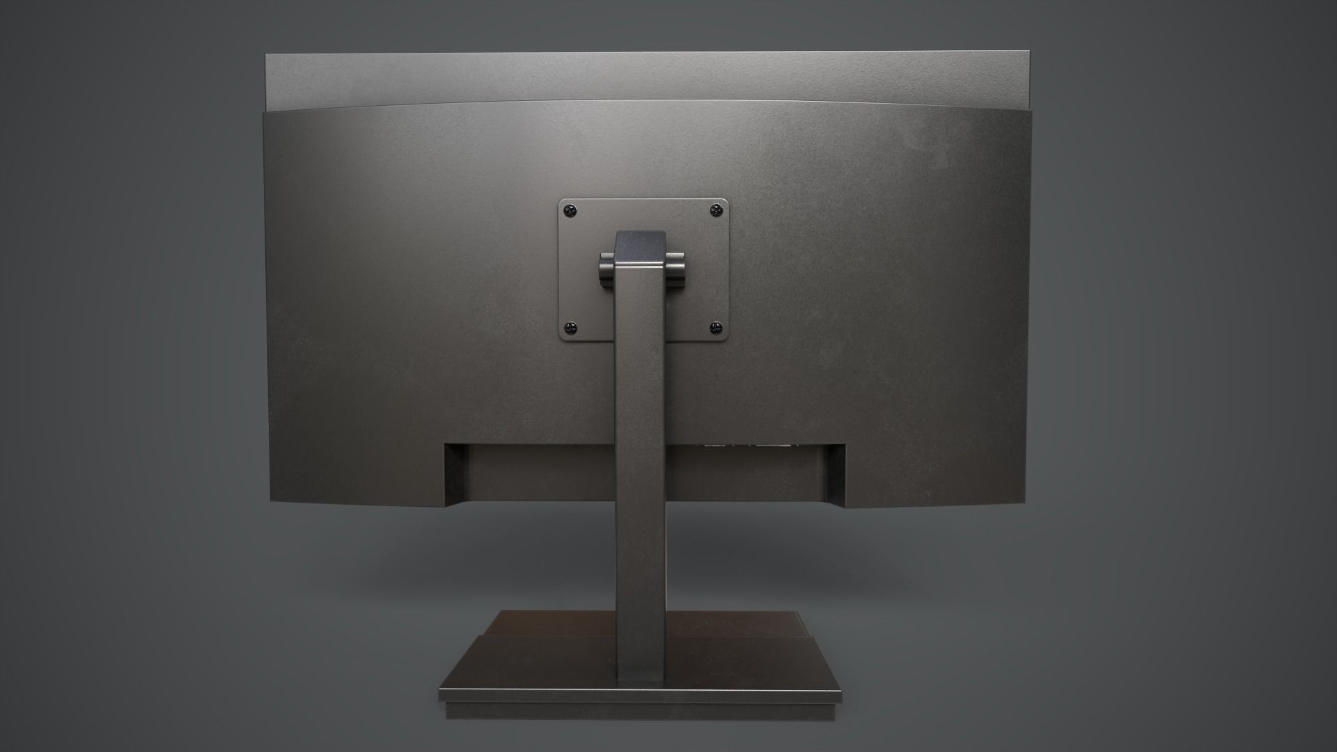 Modern Computer Low-poly 3D model_15
