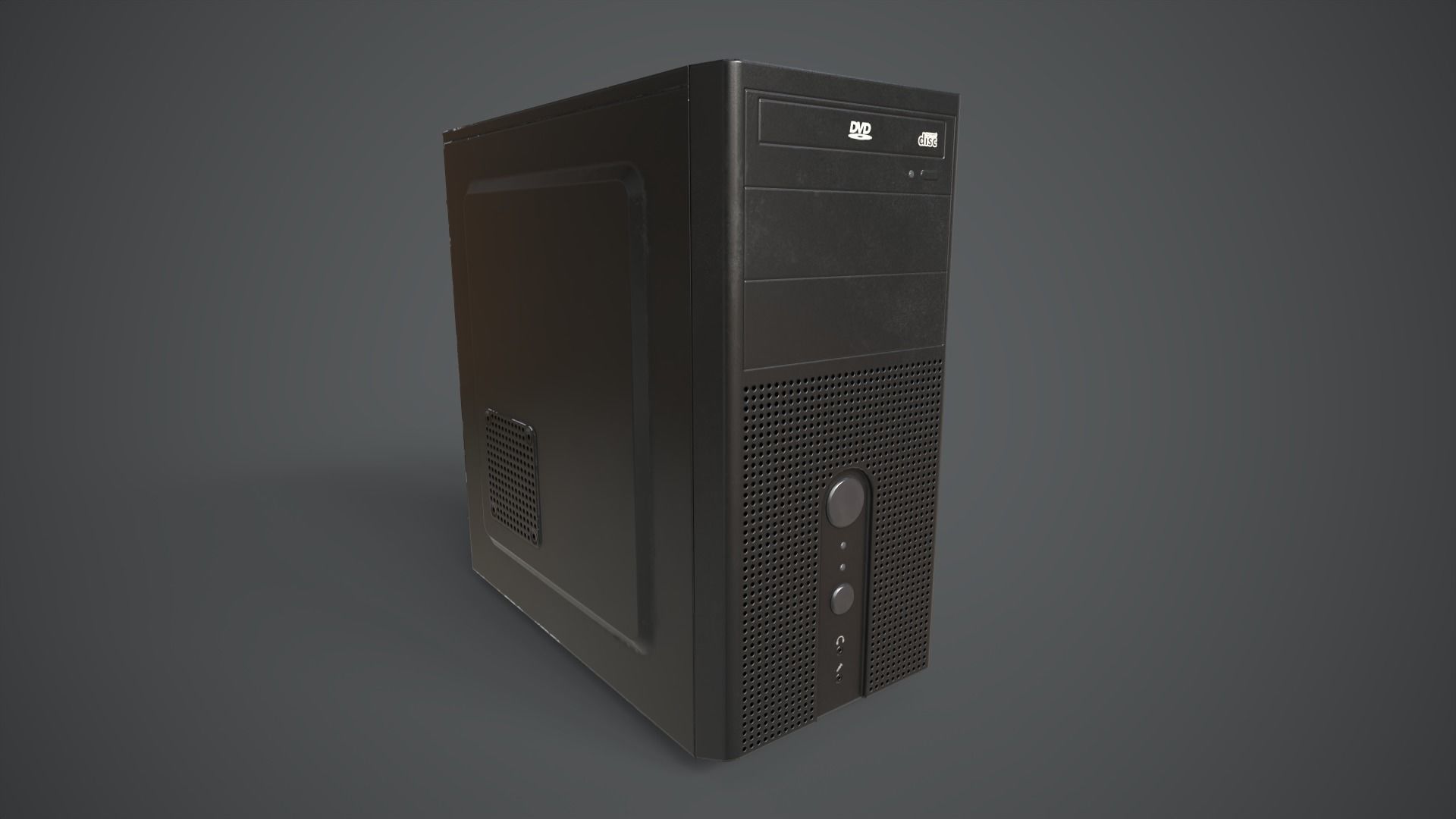 Modern Computer Low-poly 3D model_16
